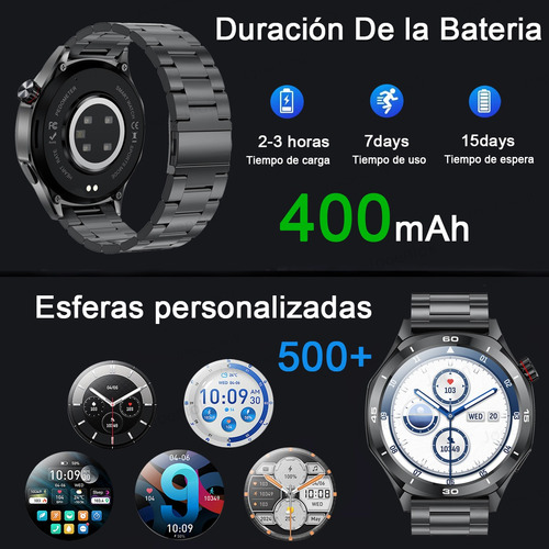 Reloj Inteligente Amoled Bluetooth Llamada Deportivo