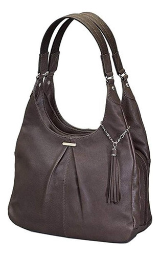 Bolso Holgado Plisado Gun Toten Mamas, Marrón, Uno