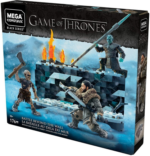 Imagen 2 de 7 de Mega Construx Got Set Batalla De Caminantes Blanco Mattel