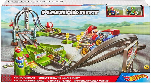 Mario Kart Hot Wheels - Pista Circuito De Mario