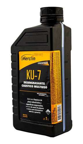 Desengrasante Multiuso Industrial Ku-7 Merclin X 1 Lt.