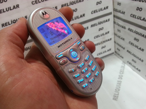 Celular Motorola C200 Visor Azul Original Na Caixa