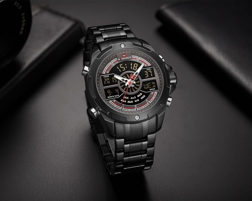 Relógio Masculino Esportivo Digital Naviforce Original 9170