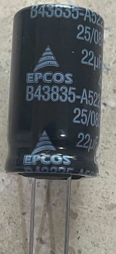 Capacitor Electrolitico 22uf 450v 3.0x1.5cm