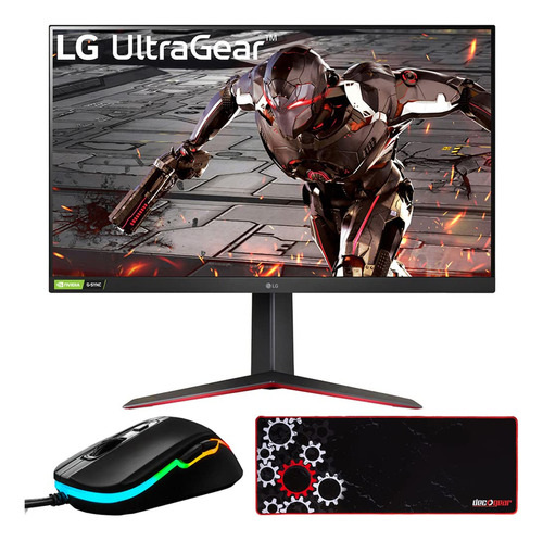 LG Monitor Juego Ultragear Fhd G-sync Mouse Para Cable Deco