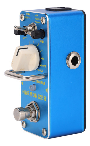 Pedal De Efectos Para Guitarra Pitch Shifter Metal Blue Elec