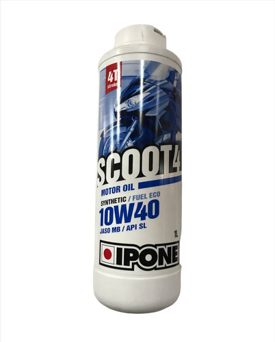 Aceite Ipone Scoot 4 10w40 4 Tiempos Sintetico