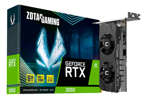 Placa De Vídeo Rtx 3050 6gb Lp Gddr6 96bits Zotac