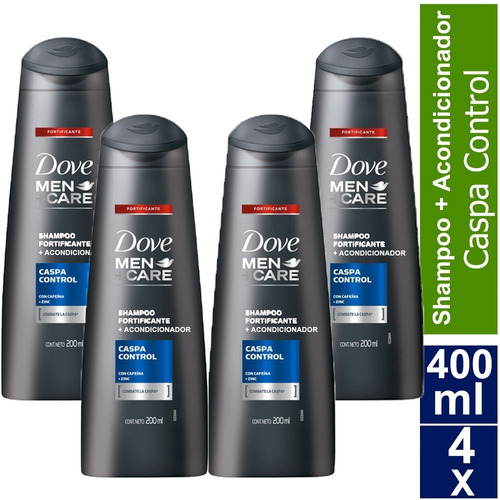 Dove Men Control Caspa 2 En 1 Shampoo Y Acondicionador 400ml
