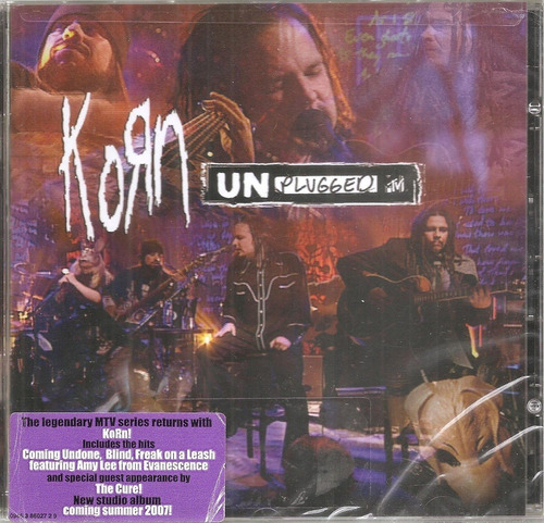 Korn - Unplugged Mtv (cd Nuevo Sellado Importado De Usa)