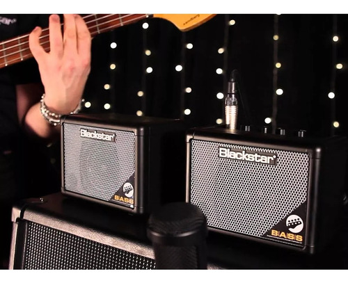 Mini Combo Blackstar Flybaspack Combo 3w Caixa 3w Para Baixo Preto (Usado)