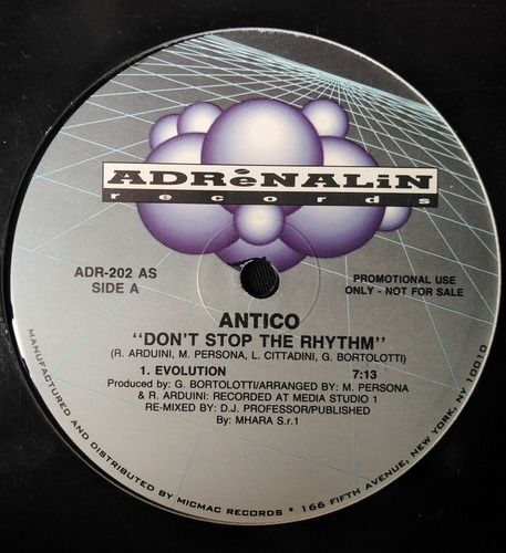 Antico - Don´t Stop The Rhythm - Acetato Importado - (Usado)
