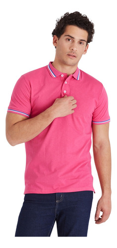 Chomba Macowens Rayada Jersey Rosa Hombre 6030077