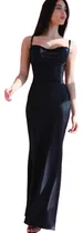 Comprar Vestido De Fiesta Noche Satén Importado Art 4215635
