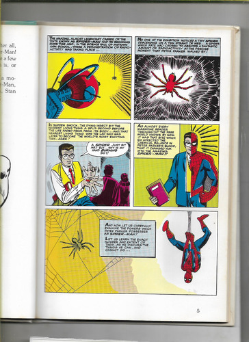 Spiderman T Secret Story Of Marvel Capa Dura 1981 Em Ingles (Usado)