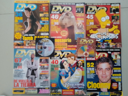 Lote Revistas Dvd Total.