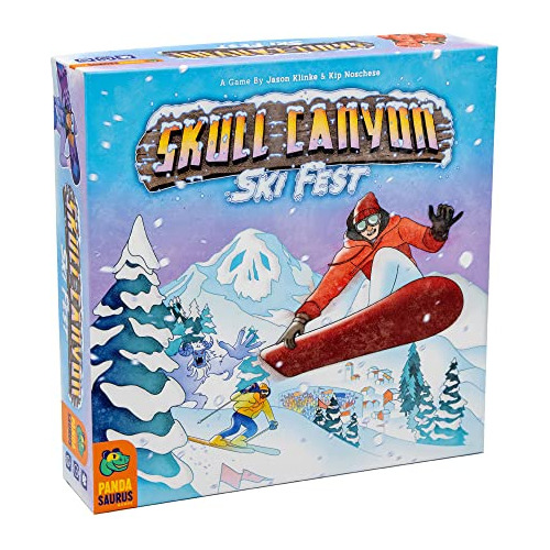 Skull Canyon Ski Fest Board Game - Race Down The Slopes And
