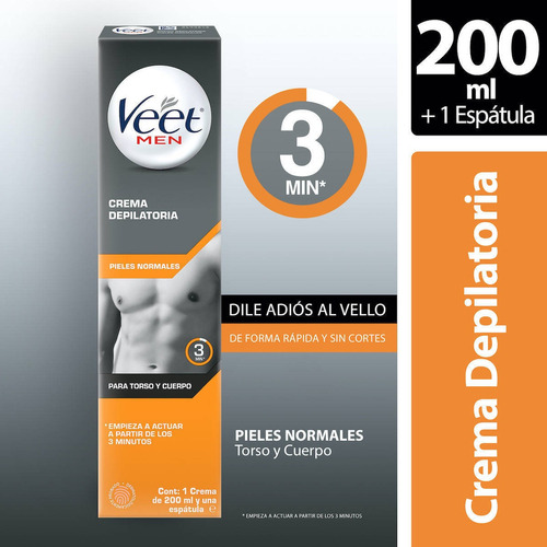 Veet Crema Depilatoria X200 Men           