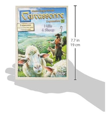 Expansión Del Juego De Mesa Carcassonne Hills & Sheep: ¡admi