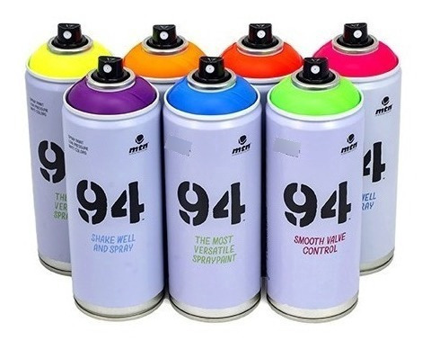 Pintura Fluo Sintetica Aerosol Montana Colors 94 Mtn X6 Unid