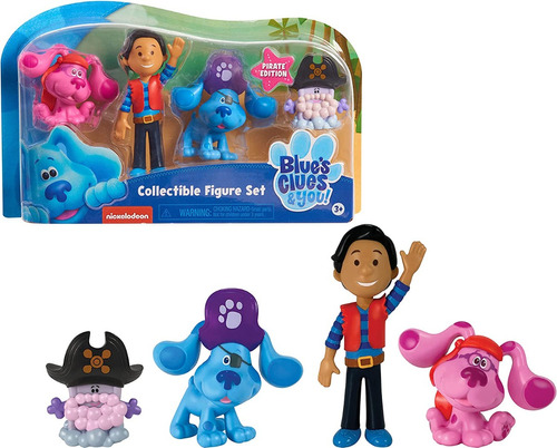 Set Figuras Las Pistas De Blue Edición Blue's Clues Pirata 