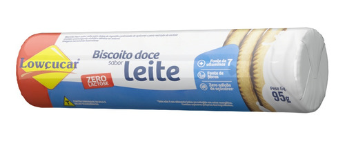Biscoito Doce De Leite Sem Lactose 0 Ad. Açúcar Lowçucar 95g