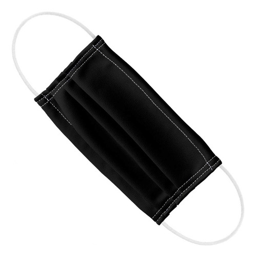 Popfunk - Mascarilla Reutilizable De 1 Capa, Color Negro Só