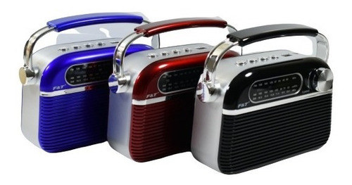 Imagen 7 de 8 de Radio Vintage Recargable Am Fm Bluetooth Usb Tf F&t Ft-951bt