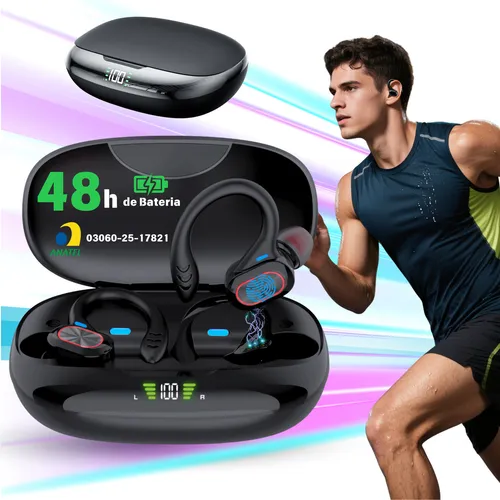 Fone De Ouvido S730 Bluetooth Sem Fio Tws Esportivo Tipo Gancho B...