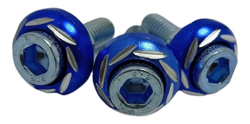 Tornillo Decorativo Azul 3x1