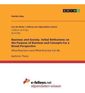 Libro Business And Society. Initial Reflections On The Pu...