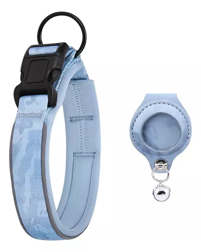 AirTag - Collar para perro (L, azul)