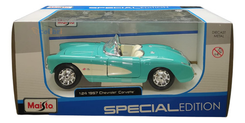 Maisto Special Edition 1:24 1957 Chevrolet Corvette Azul