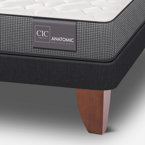 Cama Europea Gris