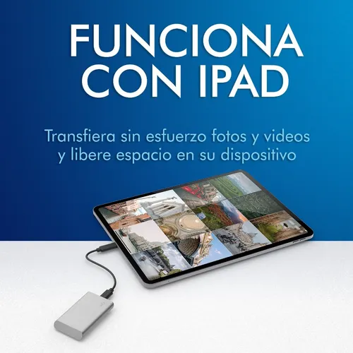 externo LaCie Portable SSD STKS2000400 STKS2000400 2TB plata lunar