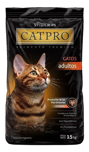 Imagen 1 de 1 de Alimento Catpro  para gato adulto sabor mix en bolsa de 15 kg