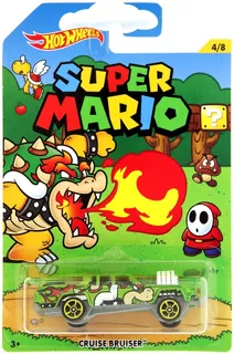 Super Mario Set Compuesto X 7 Unidades Hot Wheels Mattel