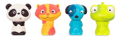 Titeres De Dedos Infantil Bebe Apto Bañera Pinky Pals Battat