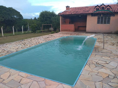 Imagem 1 de 9 de Chácara De 2000 M² Com 3 Dormitórios,piscina,churrasqueira,pomar,edicula À Venda, 2000 M² - Monte Bianco - Araçoiaba Da Serra/sp - Ch0005