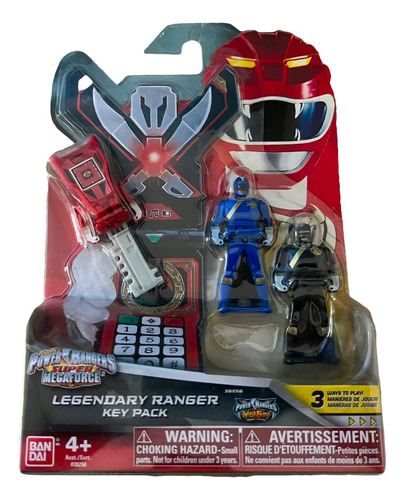 Power Rangers Key Wild Force - Pack Com 3 Chave *leia*