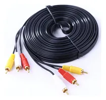 Comprar Cabo Áudio E Vídeo Ps2 Rca Vídeo Tv Lcd Tubo Plasma Dvd 3m
