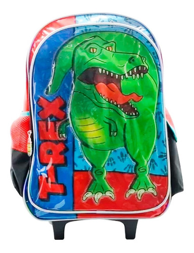 Mochila Escolar Carro 18´´ Mundo Dino T Rex Di191 Cresko