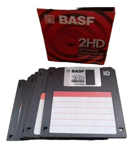 Lote De 10 Disquetes De 3 1/2. Diskettes Usados Probados