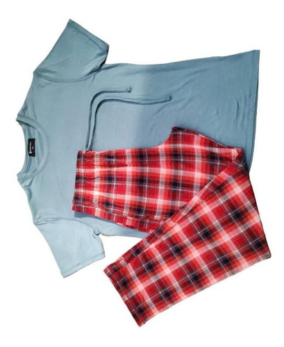 Conjunto De Pijama Para Caballero Members Mark Red Confort 