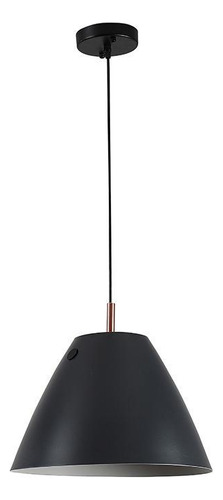 Lustre Pendente Nordecor Bucket D11285 Preto E27 Bivolt