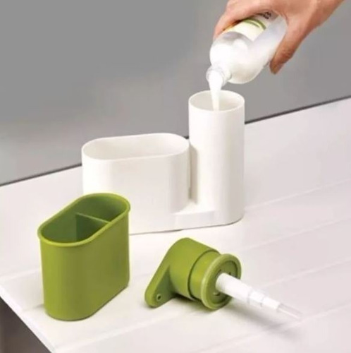Dosificador Dispenser Jabon Detergente Pileta 2 En 1 Oferta! *** Ilumina-2 *** Mercadolider Platinum Importadores!