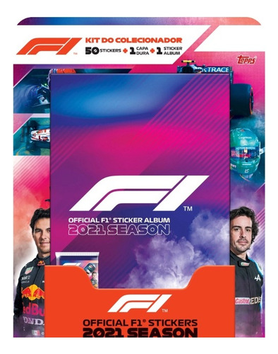 Album Figurinhas Formula 1 2021 Capa Dura Super Kit Vazio