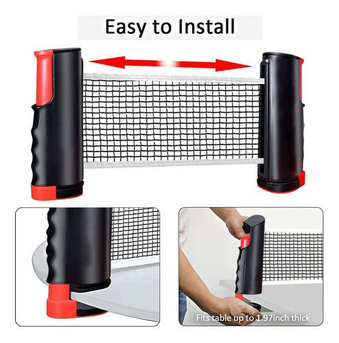 Set Ping Pong Tenis Mesa 2 Paleta + 6 Pelotas + Malla