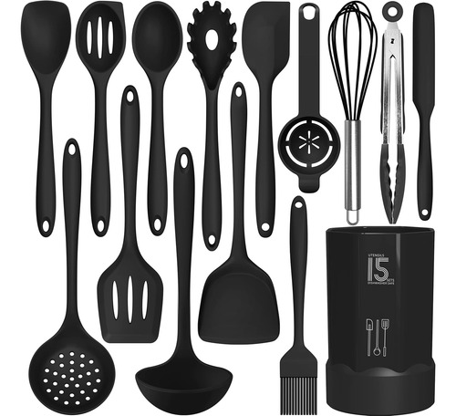 Set De Utensilios De Cocina De Silicona Resistente Al Calor
