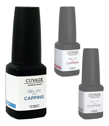 Cuvage Esmalte Kapping Gel Uv Base Niveladora X 11ml Color Clear